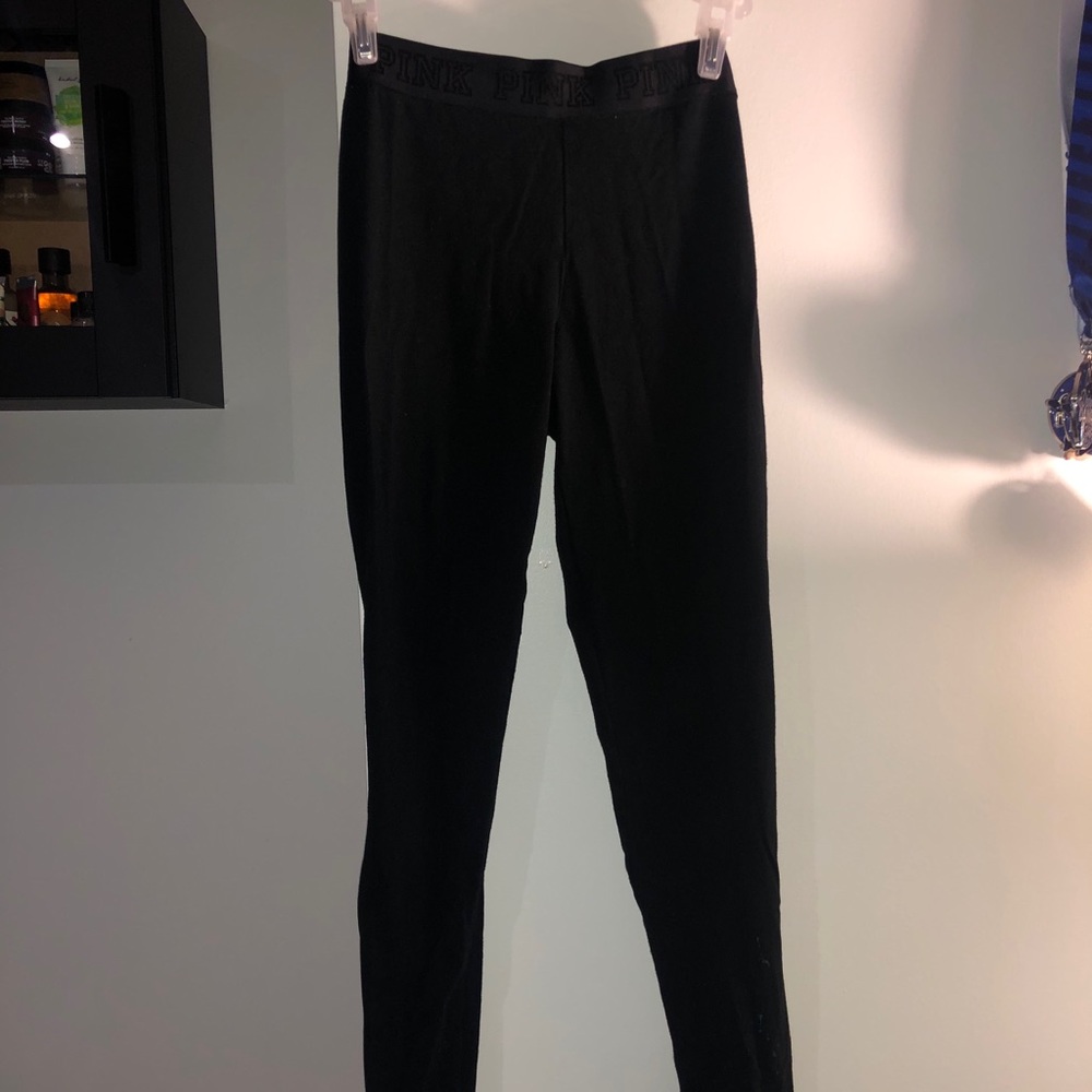 PINK Black leggings